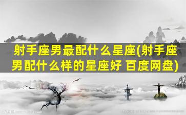 射手座男最配什么星座(射手座男配什么样的星座好 百度网盘)